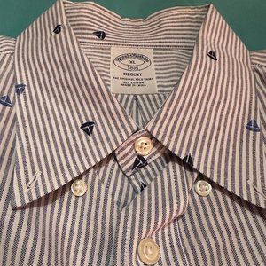 Brooks Brothers Regent Fit Original Polo Shirt with Sailboat Motif